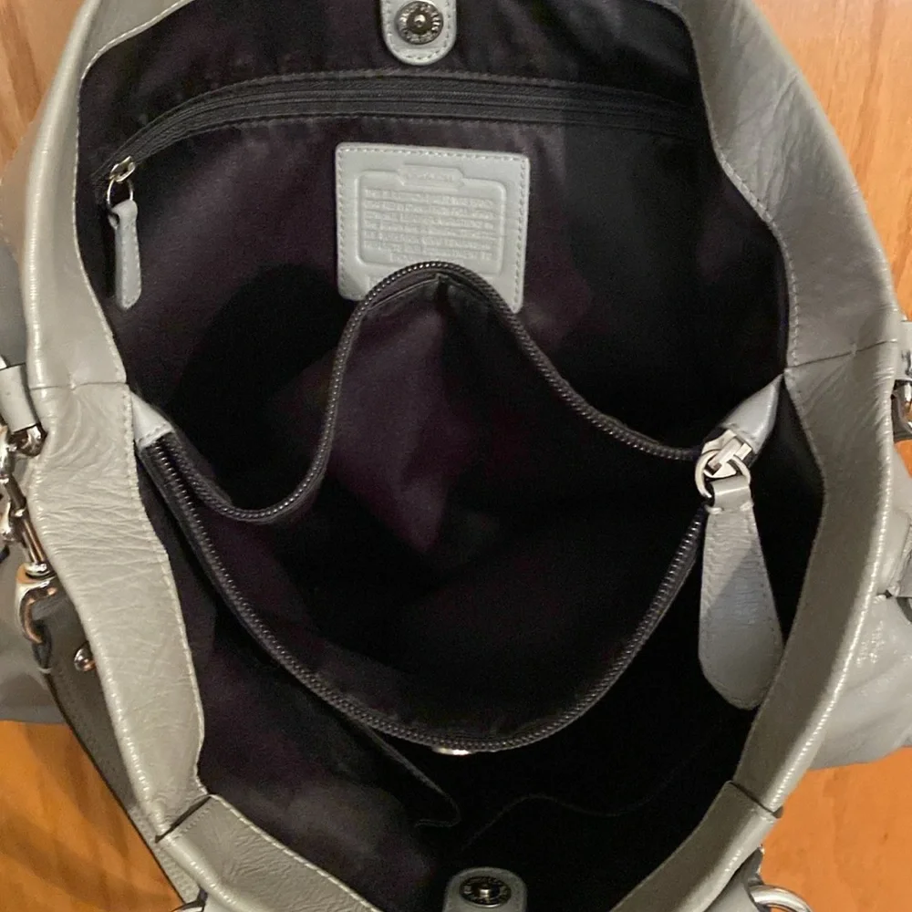 Coach Ashley Patent Leather Carryall - Picture 11 of 16